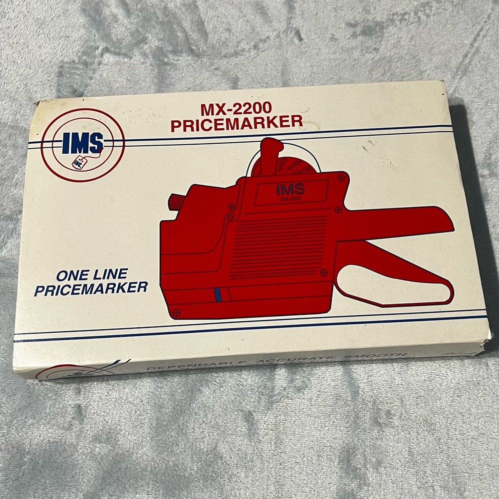 Vintage, One Line, IMS MX-2200 Pricemarker
